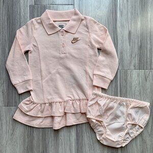 Nike LS Polo Dress w Bloomers